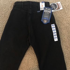 Black Bareback Wrangler Jeans